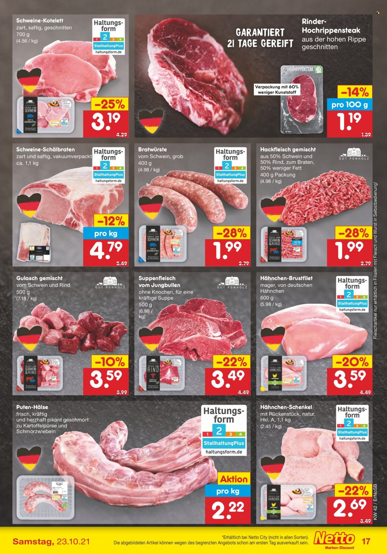 Netto Marken-Discount Prospekte  - 18.10.2021 - 23.10.2021. Seite 17