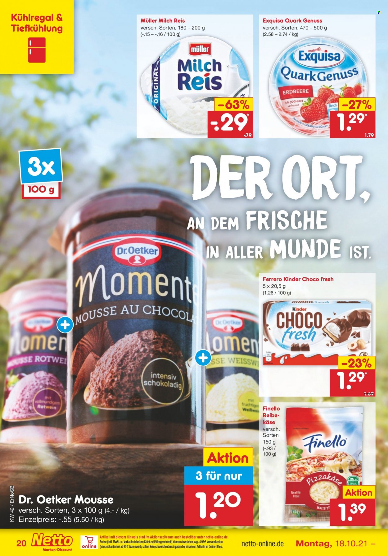 Netto Marken-Discount Prospekte  - 18.10.2021 - 23.10.2021. Seite 20