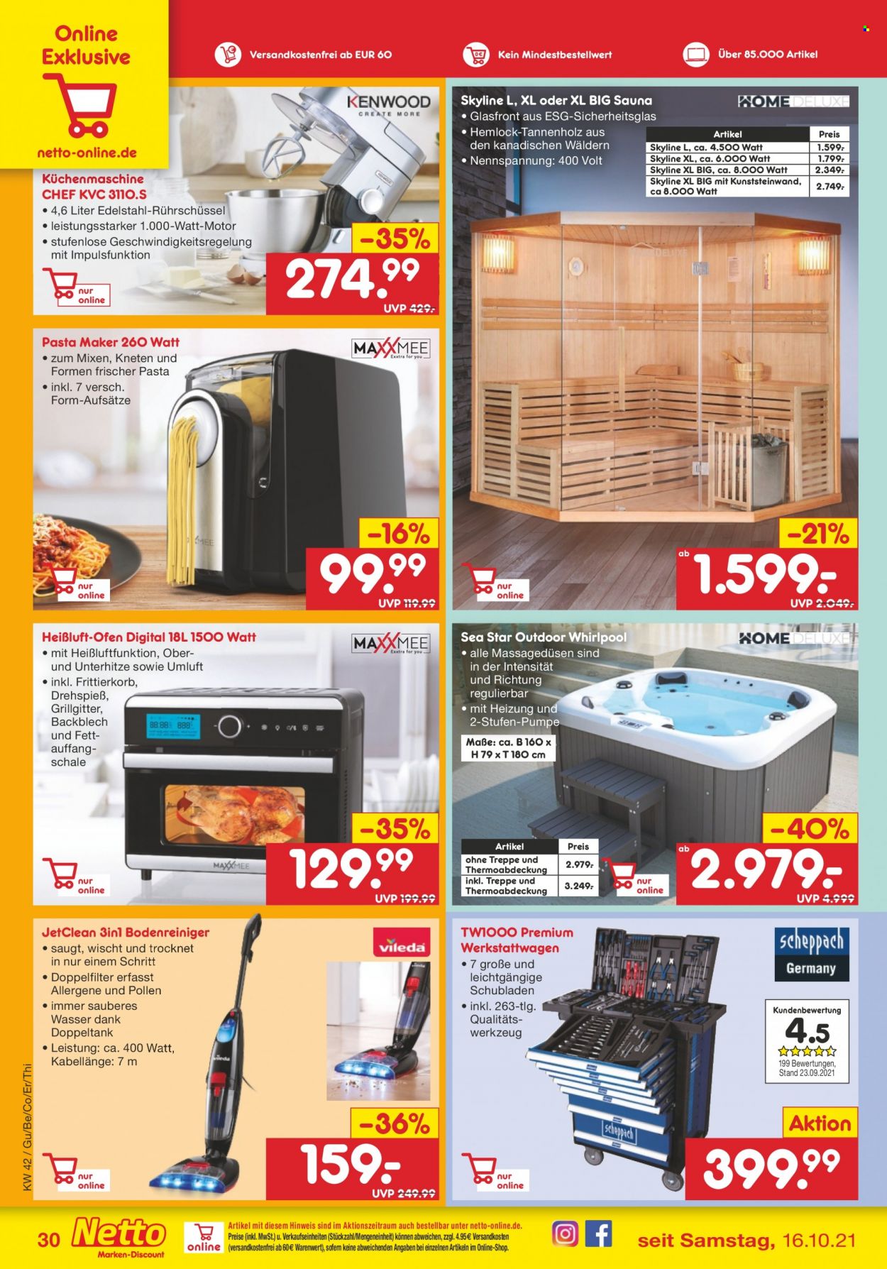 Netto Marken-Discount Prospekte  - 18.10.2021 - 23.10.2021. Seite 30