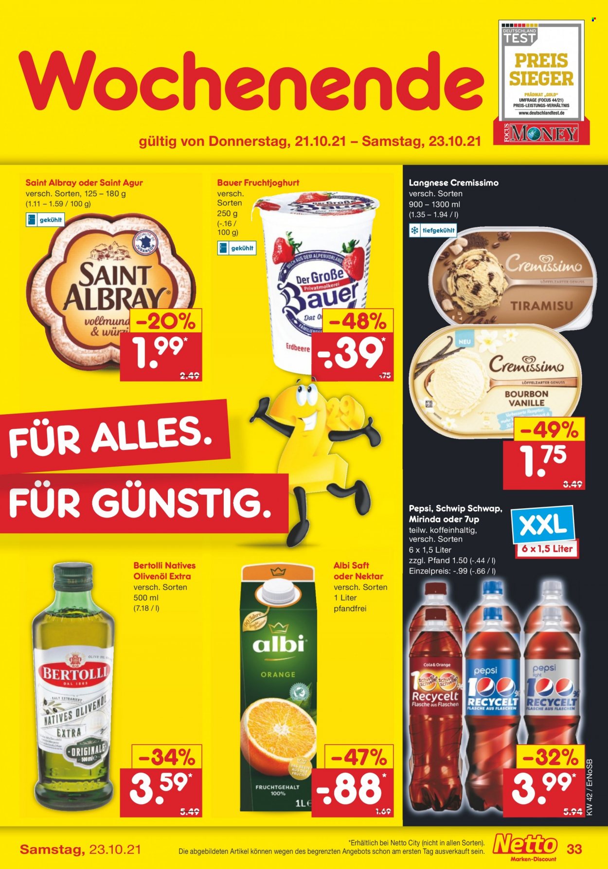 Netto Marken-Discount Prospekte  - 18.10.2021 - 23.10.2021. Seite 33