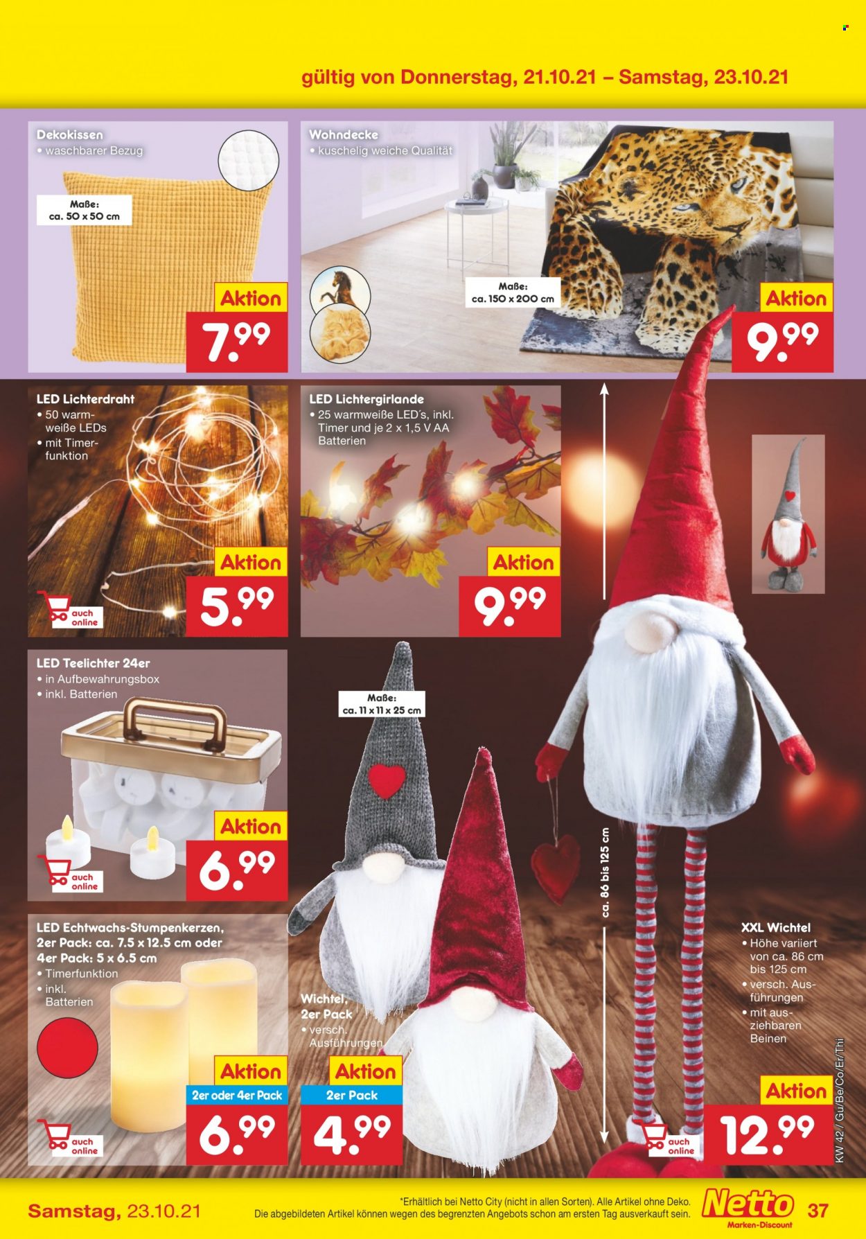 Netto Marken-Discount Prospekte  - 18.10.2021 - 23.10.2021. Seite 37