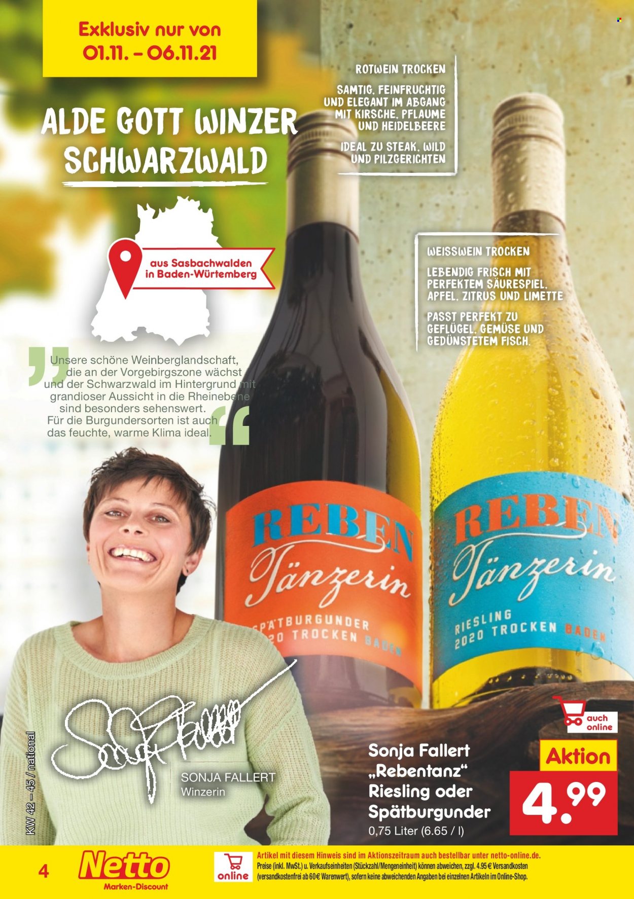 Netto Marken-Discount Prospekte  - 18.10.2021 - 14.11.2021. Seite 4