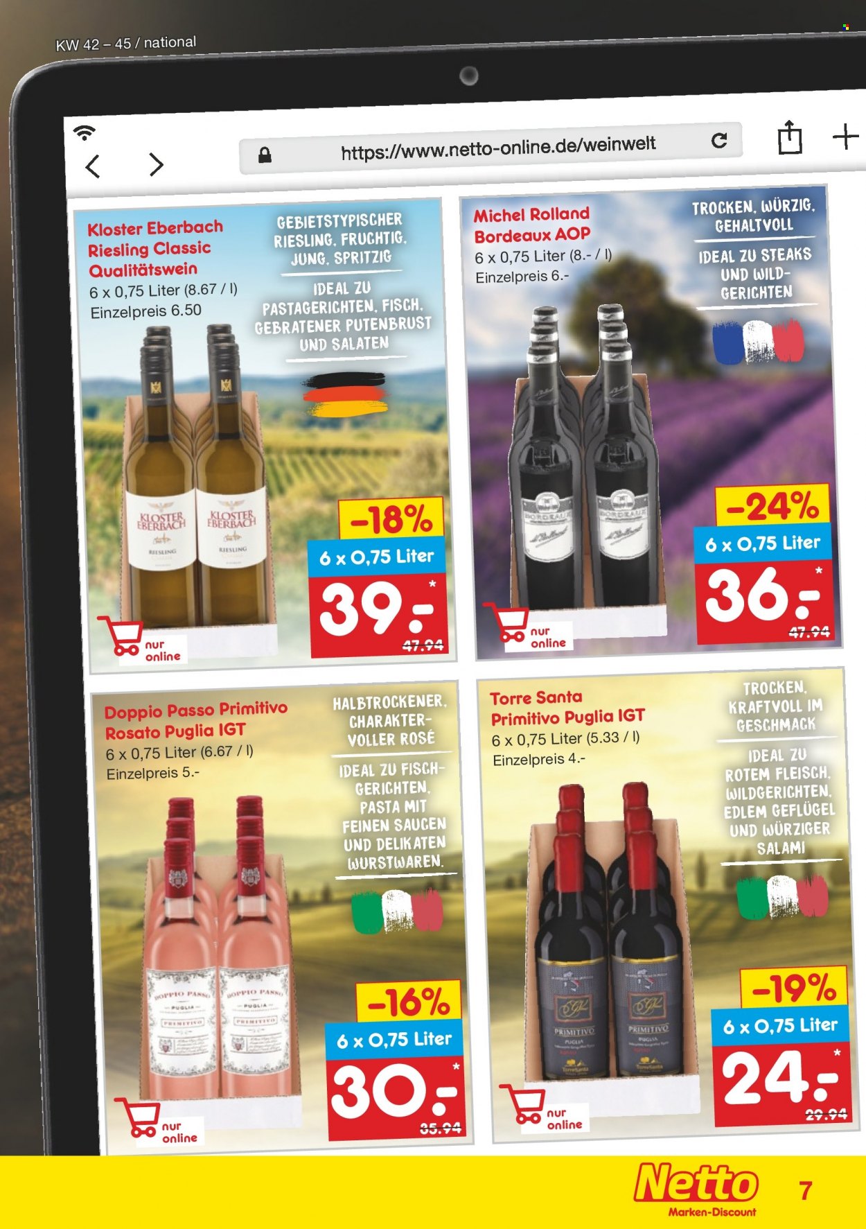 Netto Marken-Discount Prospekte  - 18.10.2021 - 14.11.2021. Seite 7