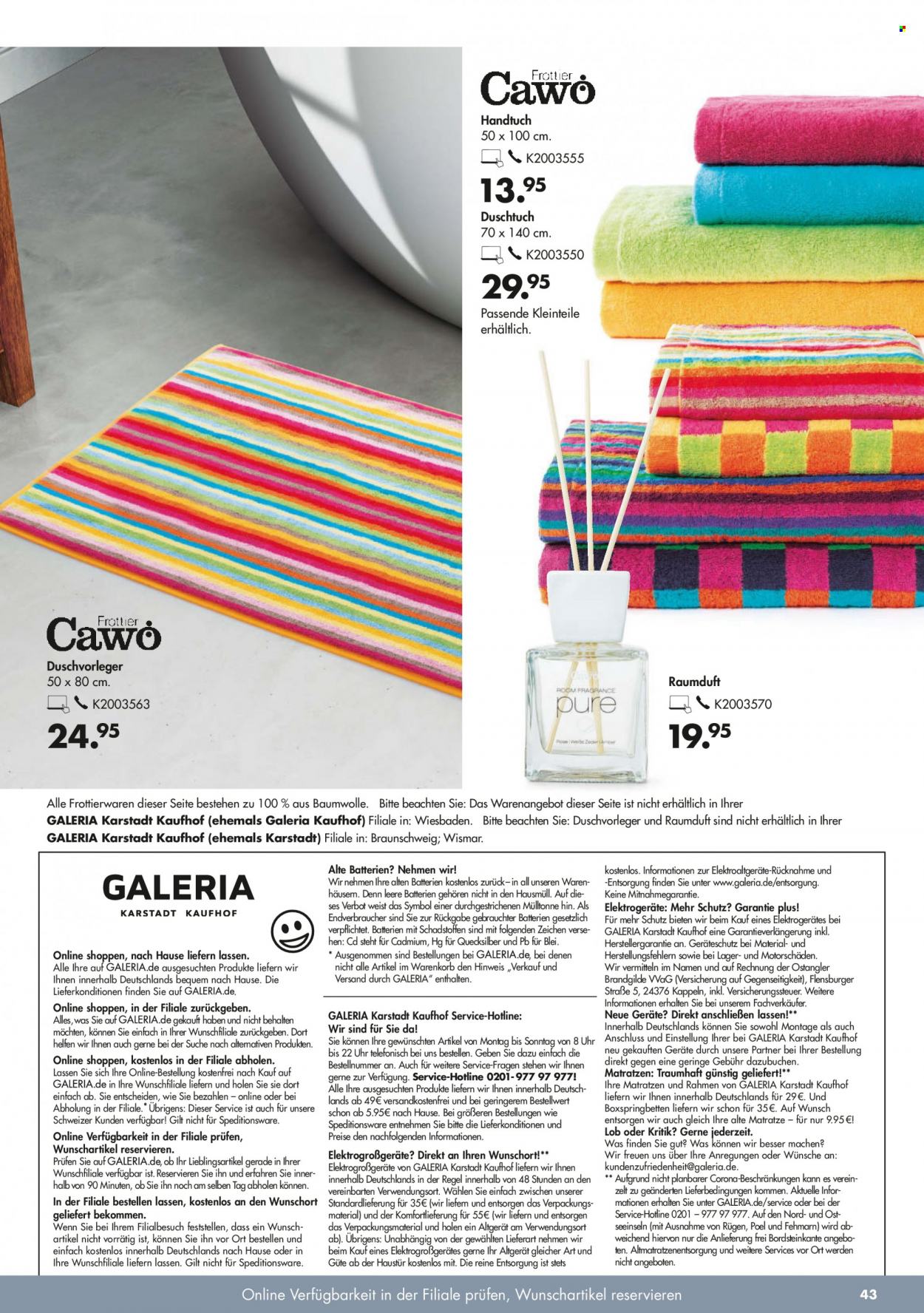 GALERIA Karstadt Kaufhof Prospekte  - 20.10.2021 - 26.10.2021. Seite 43