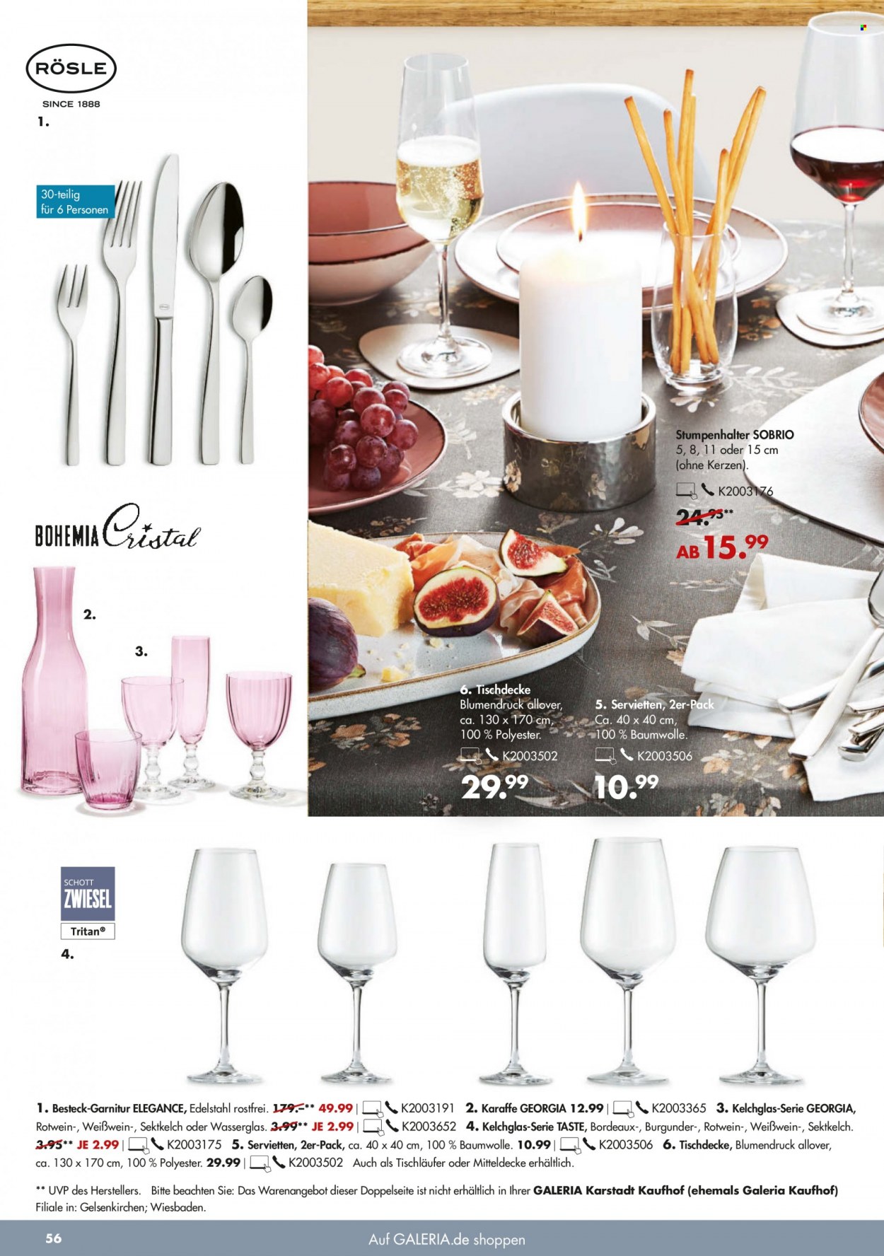 GALERIA Karstadt Kaufhof Prospekte  - 20.10.2021 - 26.10.2021. Seite 56