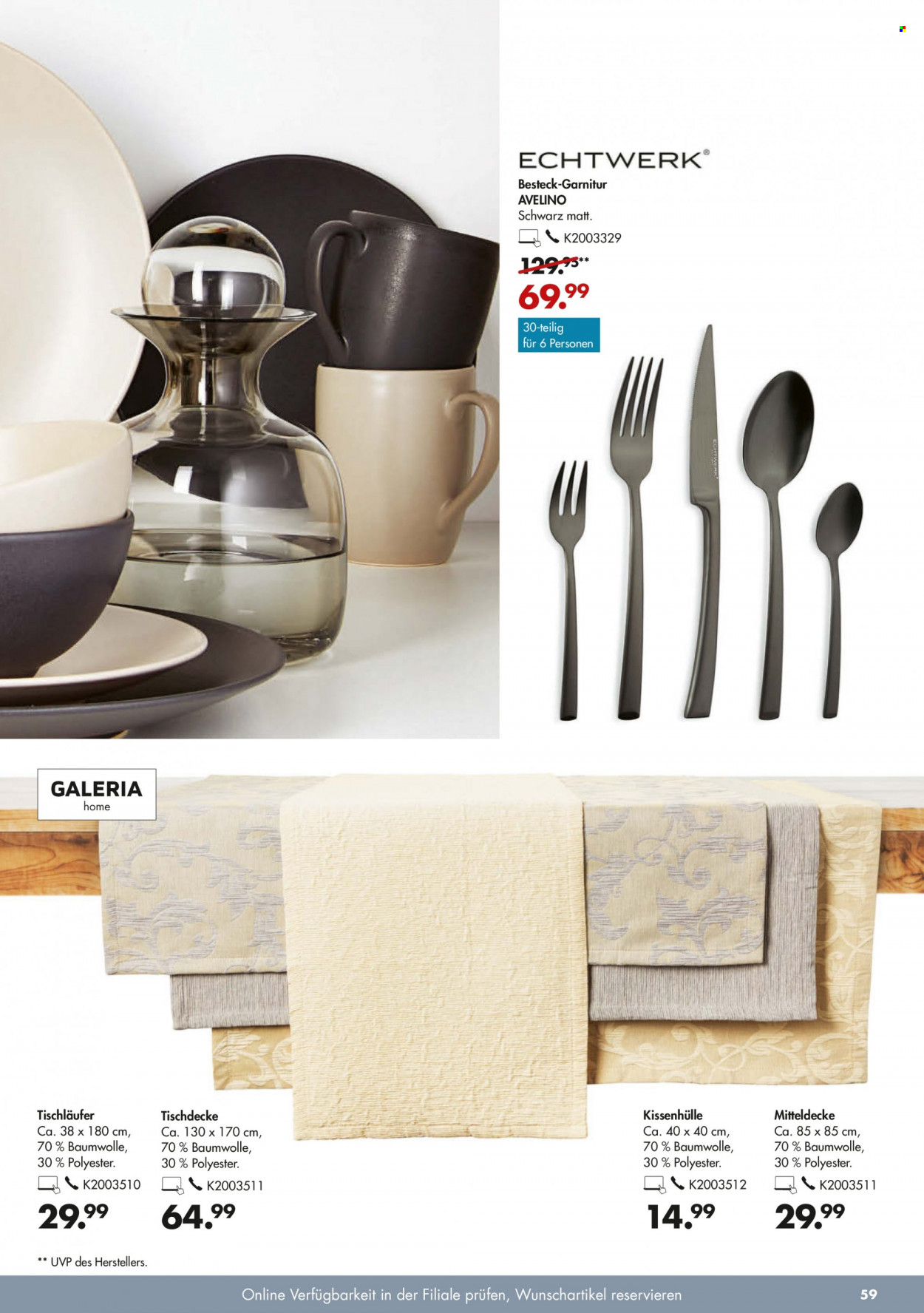 GALERIA Karstadt Kaufhof Prospekte  - 20.10.2021 - 26.10.2021. Seite 59