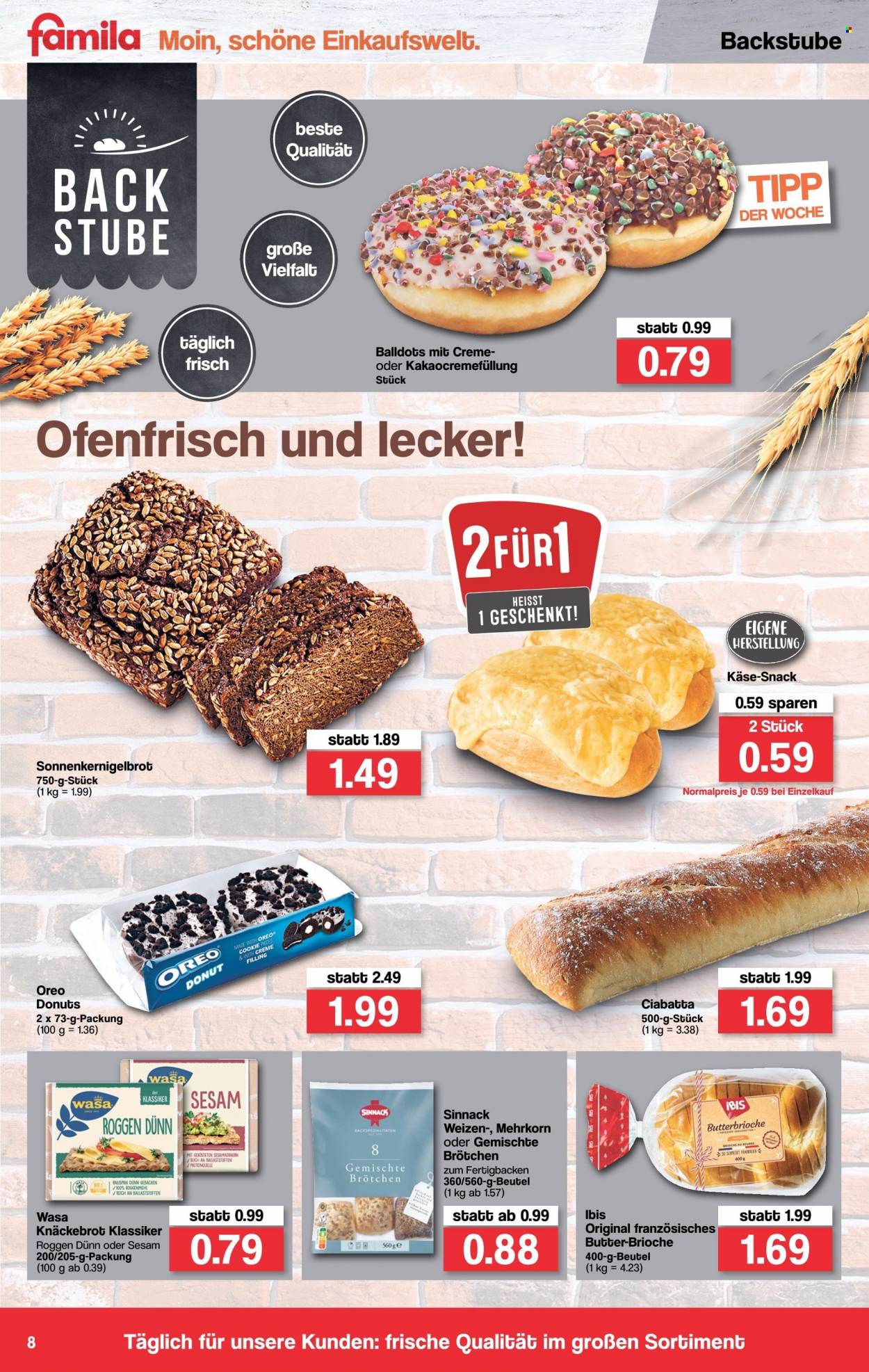 famila Prospekte  - 18.10.2021 - 23.10.2021. Seite 8