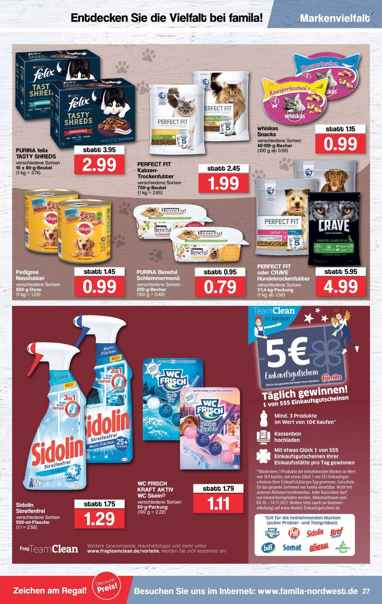 famila Prospekte  - 18.10.2021 - 23.10.2021. Seite 27