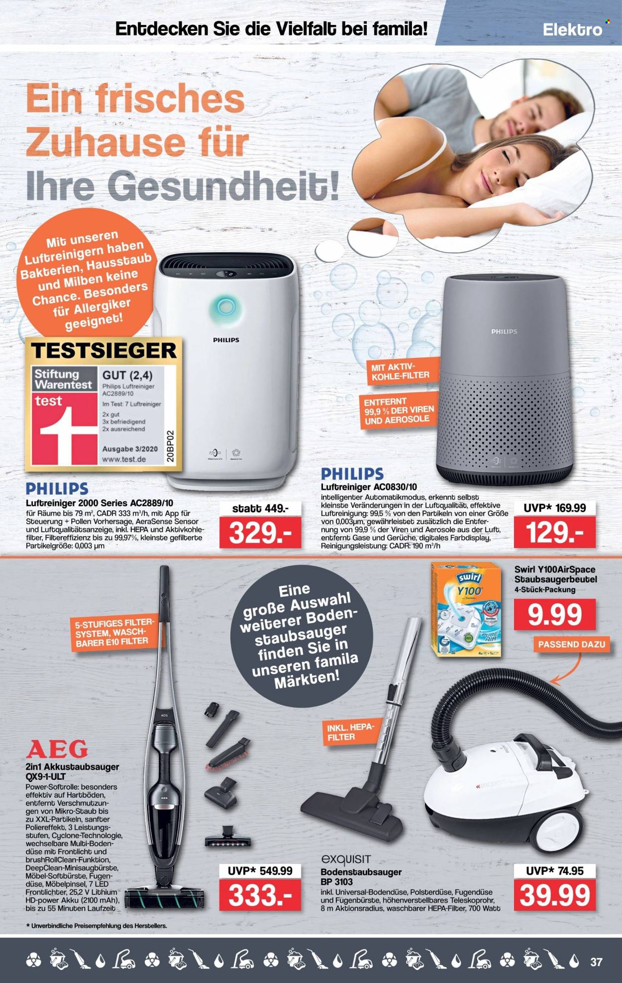 famila Prospekte  - 18.10.2021 - 23.10.2021. Seite 37