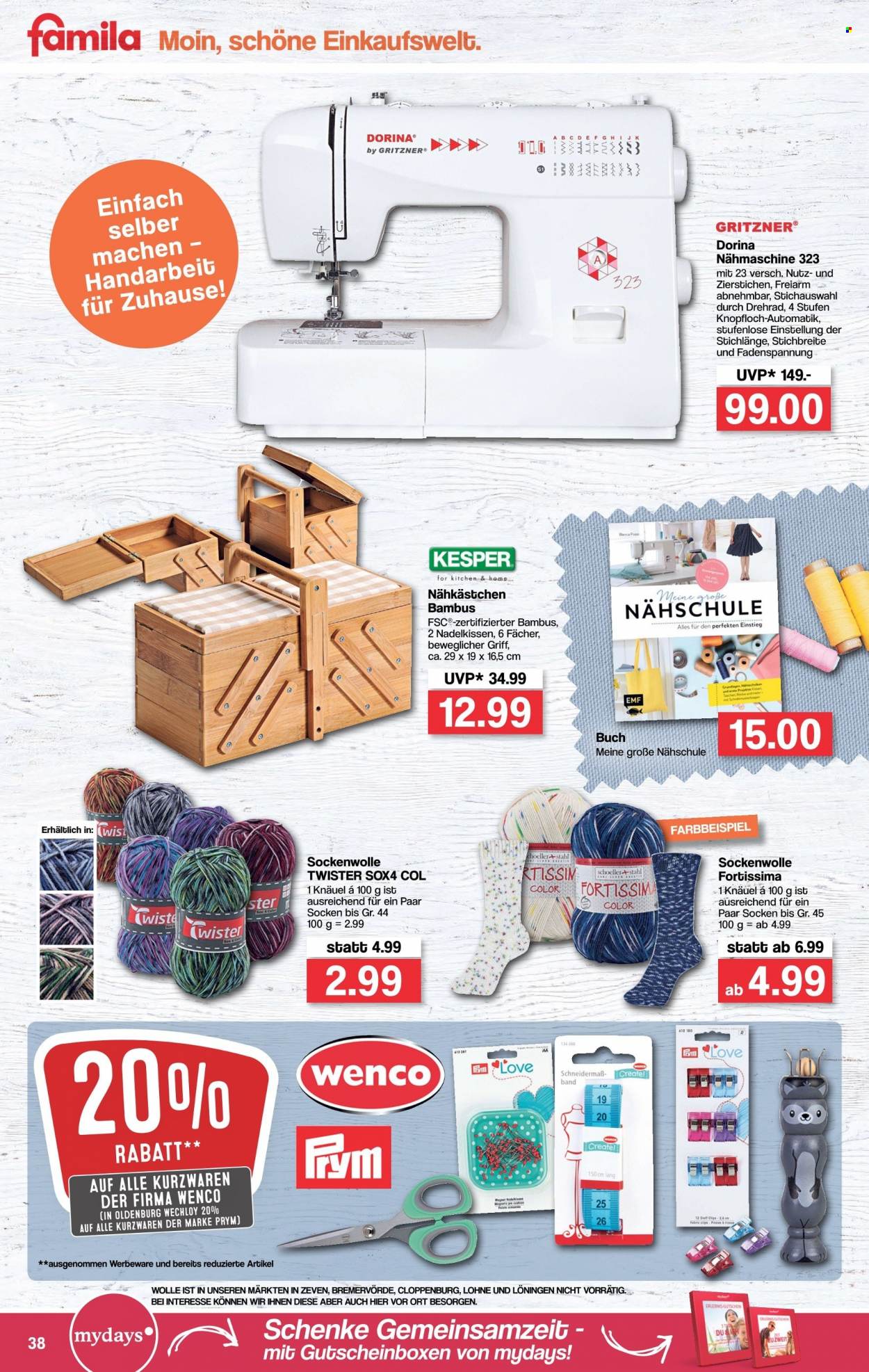 famila Prospekte  - 18.10.2021 - 23.10.2021. Seite 38