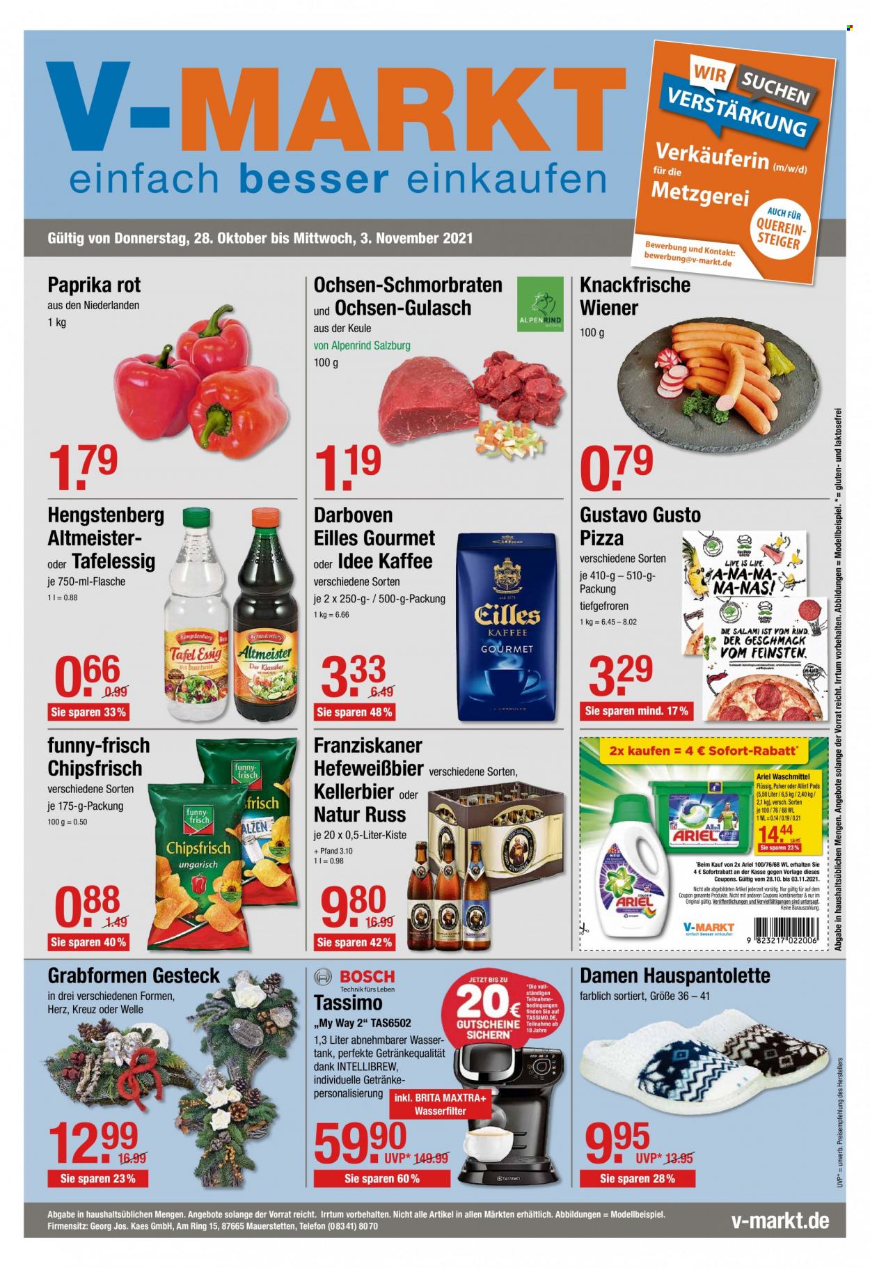 V-Markt Prospekte  - 28.10.2021 - 3.11.2021. Seite 1