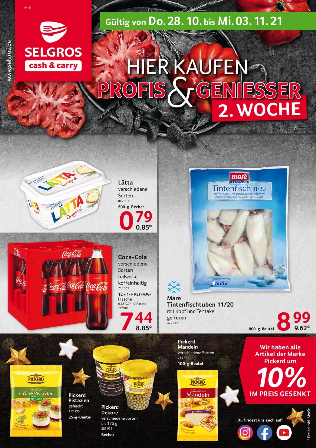 Selgros Prospekte  - 28.10.2021 - 3.11.2021. Seite 1