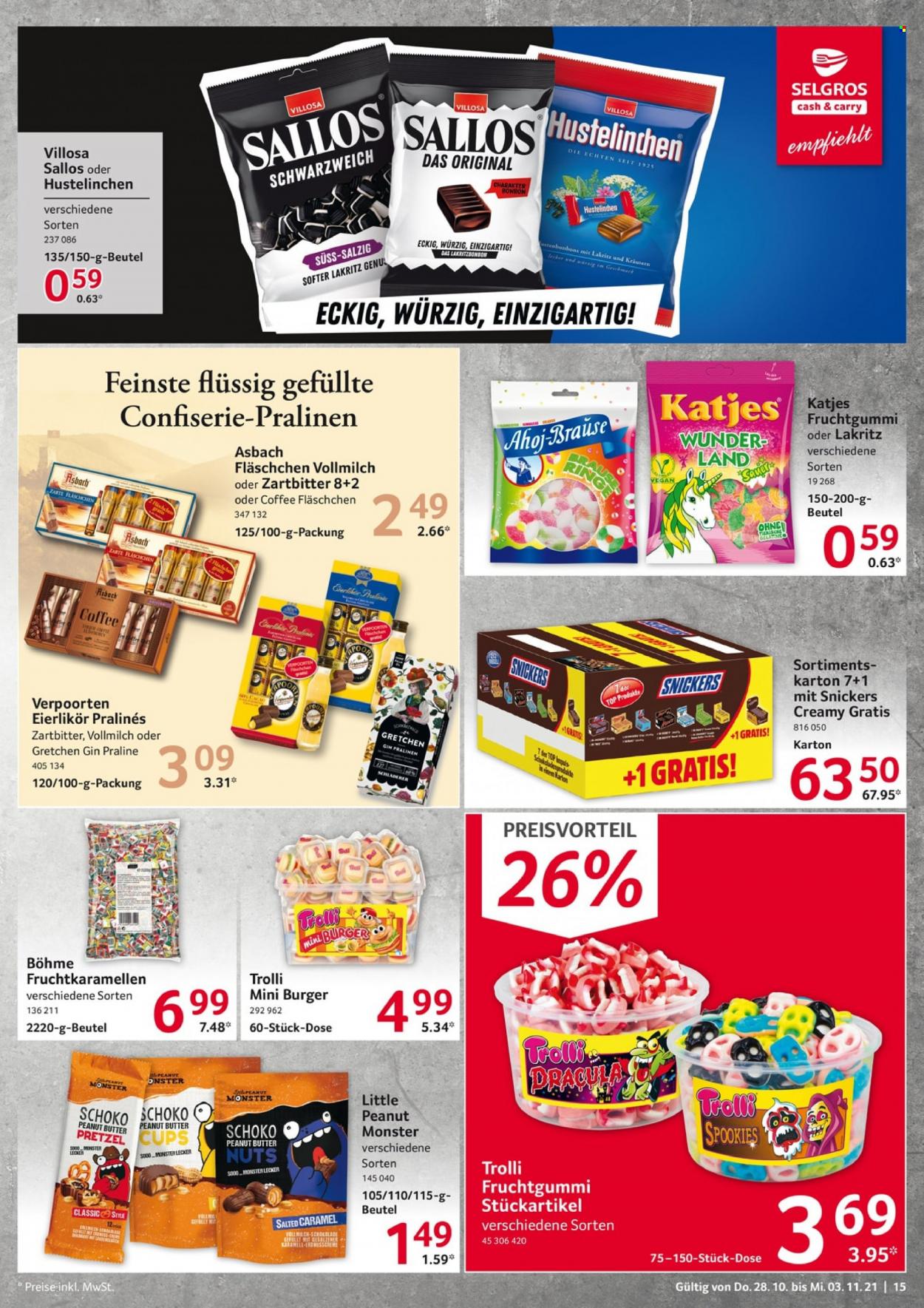 Selgros Prospekte  - 28.10.2021 - 3.11.2021. Seite 15