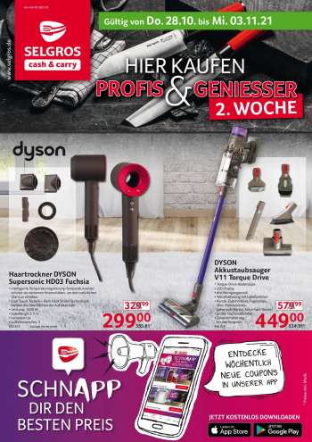 Prospekte Selgros - 28.10.2021 - 3.11.2021.