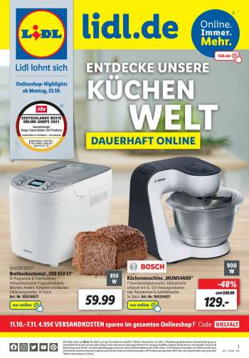 Prospekte Lidl - 25.10.2021 - 31.10.2021.