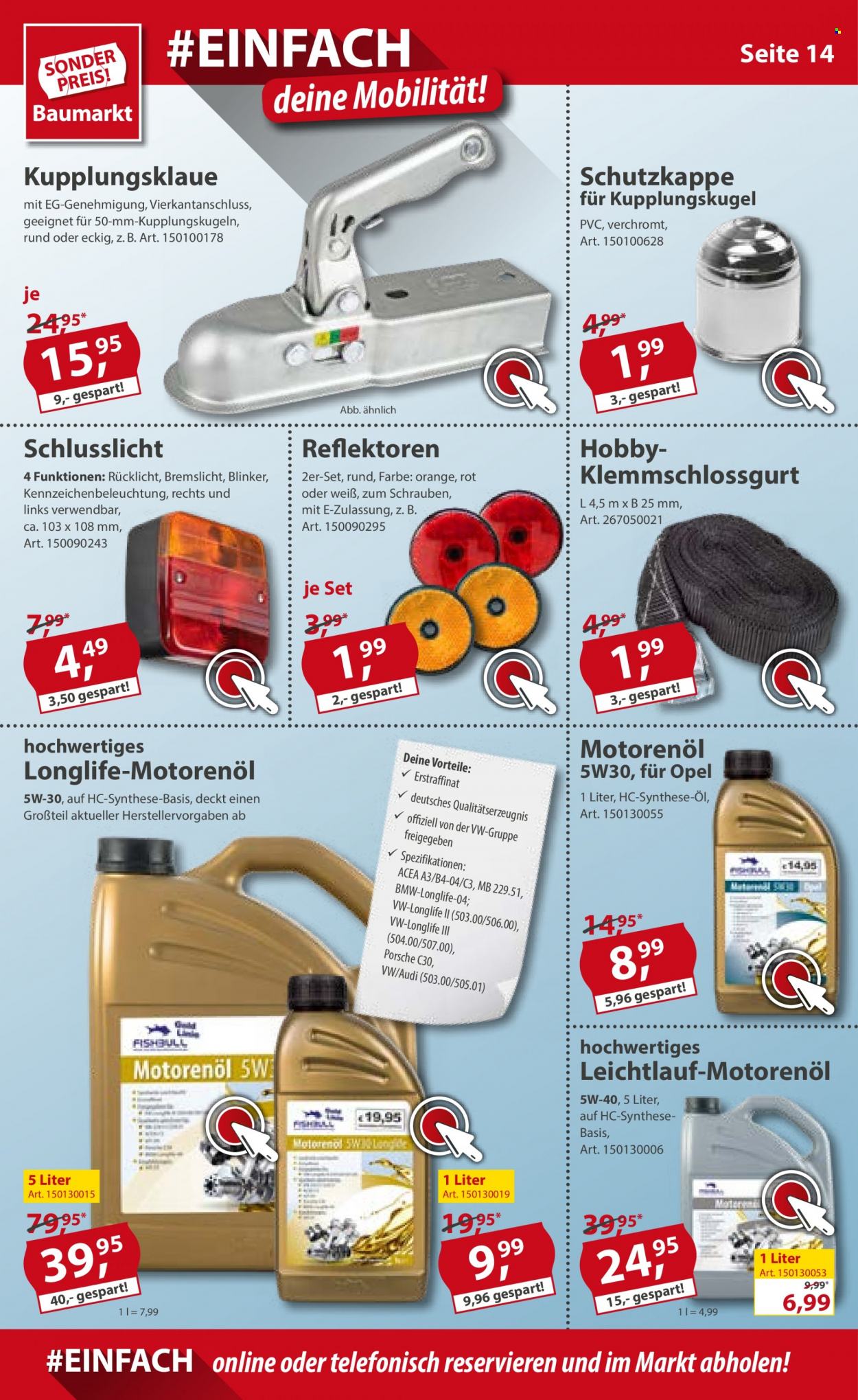 Sonderpreis-Baumarkt Prospekte  - 30.10.2021 - 5.11.2021. Seite 14
