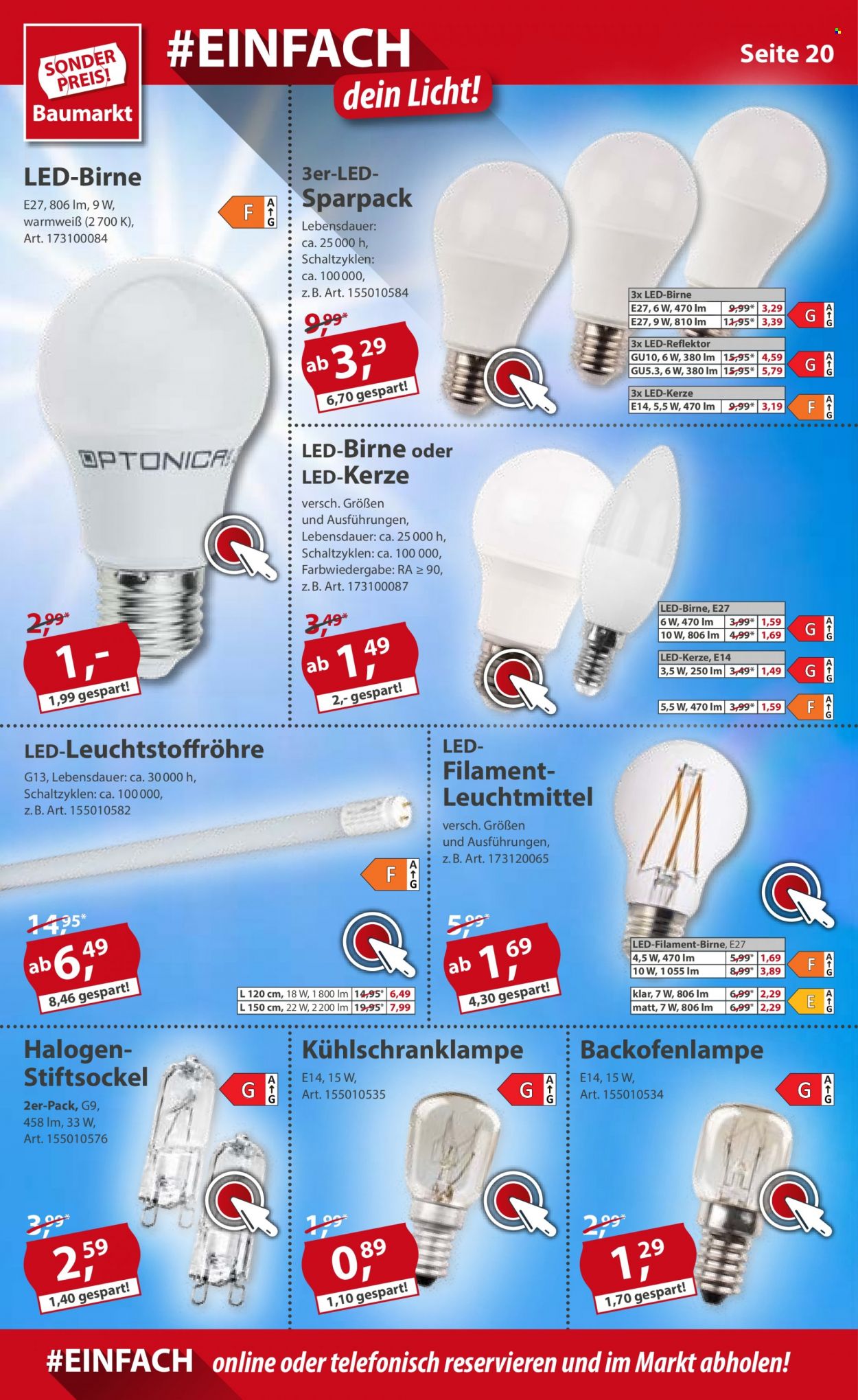 Sonderpreis-Baumarkt Prospekte  - 30.10.2021 - 5.11.2021. Seite 20