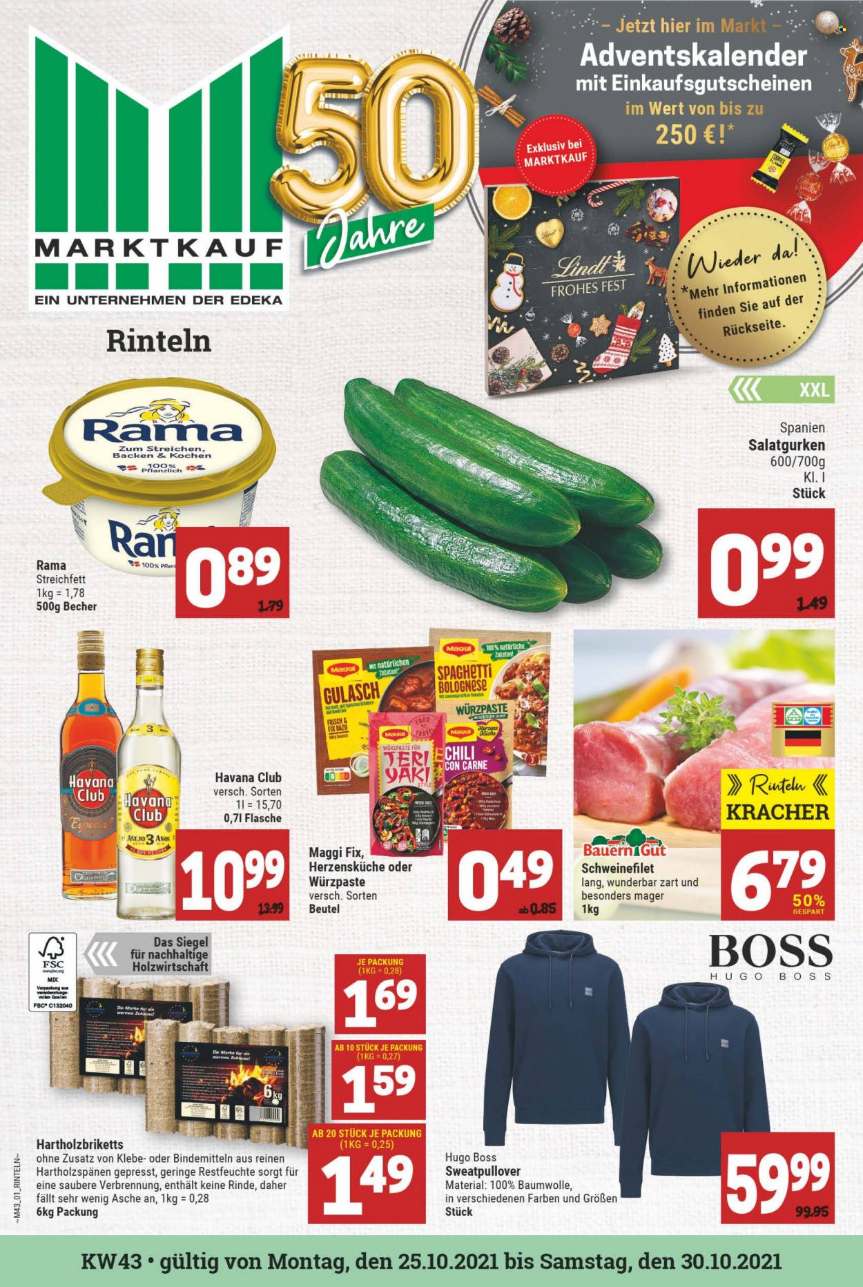 Marktkauf Prospekte  - 25.10.2021 - 30.10.2021. Seite 1