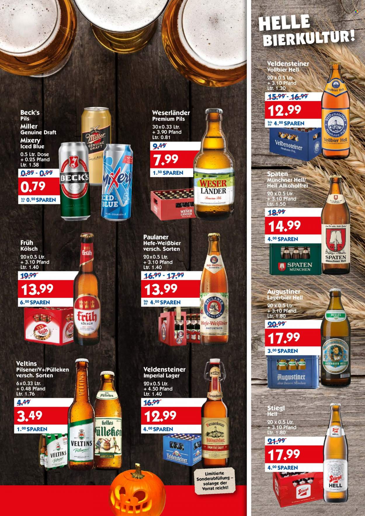 Hol'ab! Getränkemarkt Prospekte  - 25.10.2021 - 30.10.2021. Seite 3
