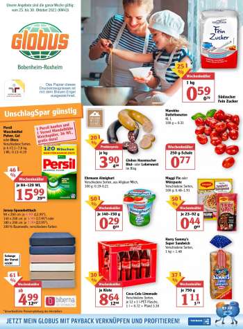 Prospekte Globus - 25.10.2021 - 30.10.2021.