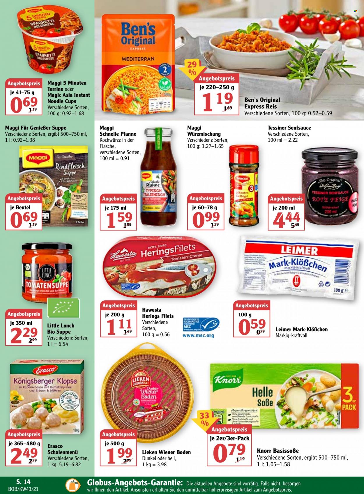 Globus Prospekte  - 25.10.2021 - 30.10.2021. Seite 14