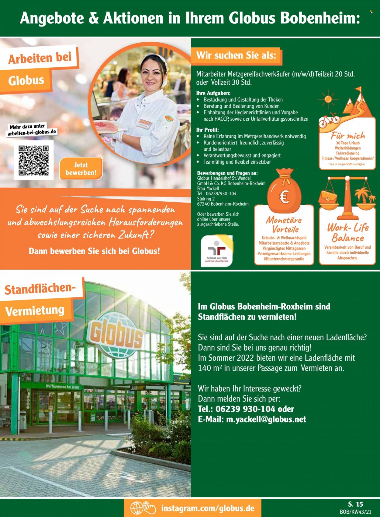 Globus Prospekte  - 25.10.2021 - 30.10.2021. Seite 15