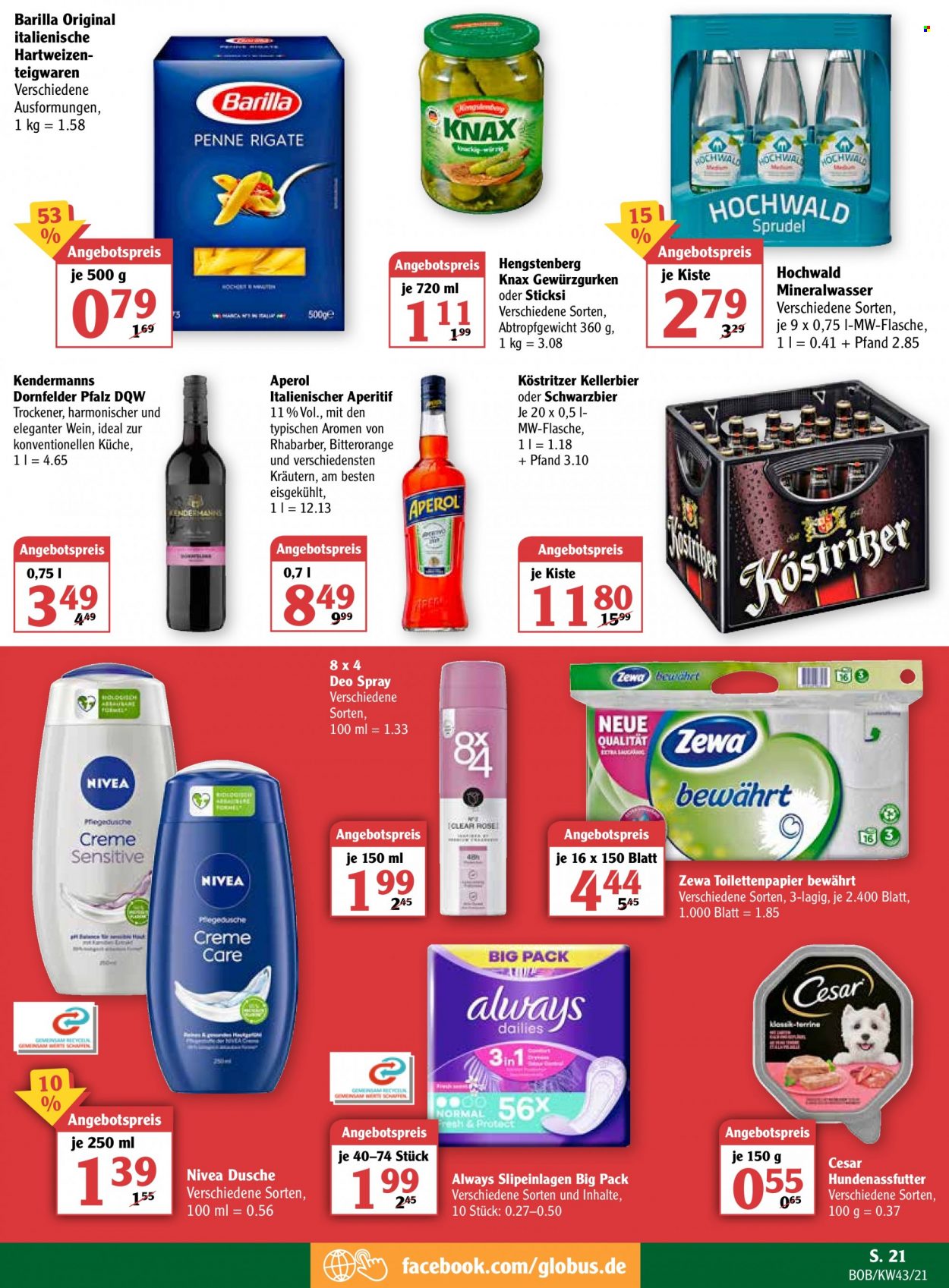 Globus Prospekte  - 25.10.2021 - 30.10.2021. Seite 21