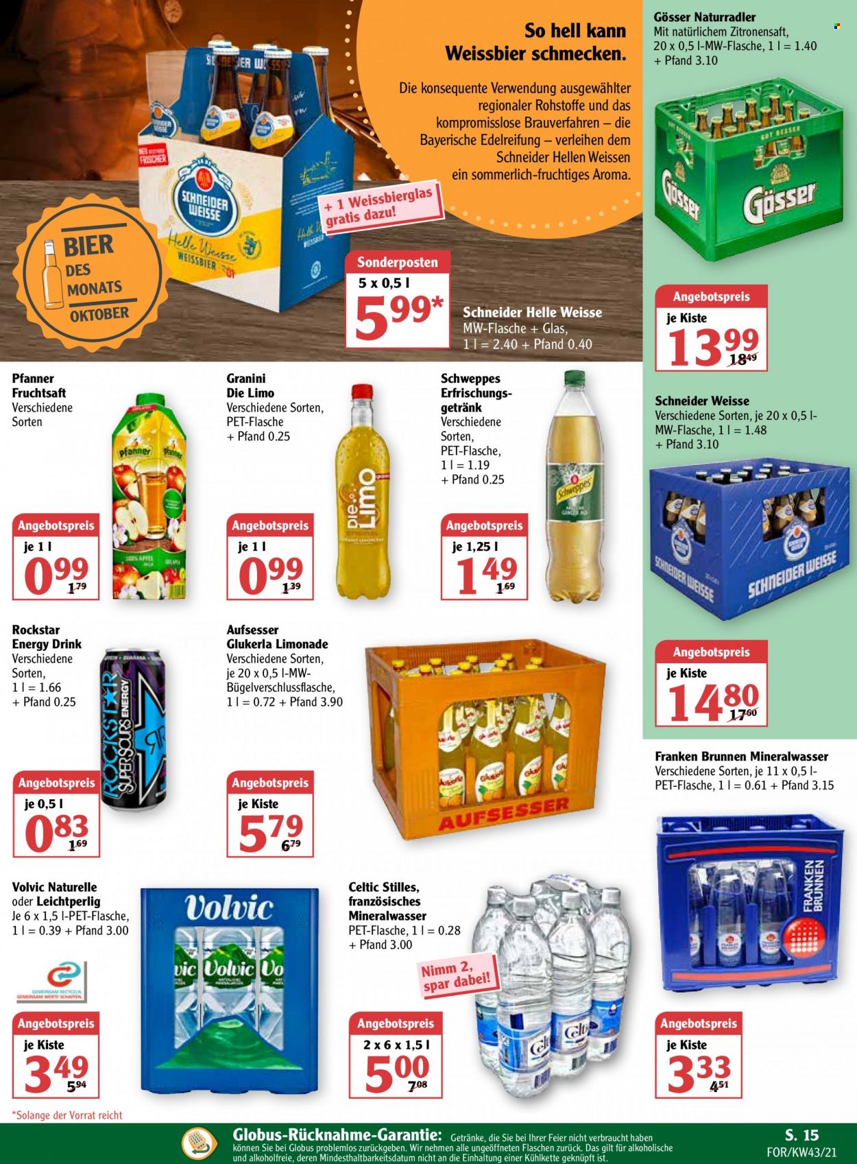 Globus Prospekte  - 25.10.2021 - 30.10.2021. Seite 19