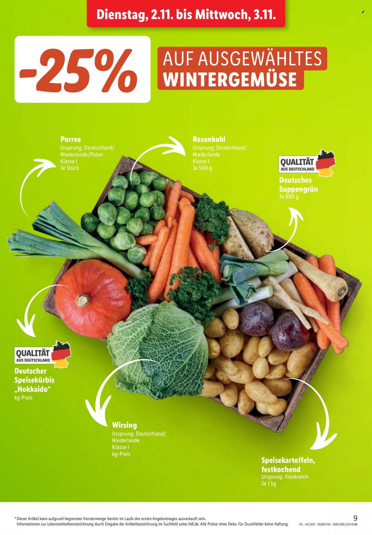 Lidl Prospekte  - 29.10.2021 - 29.10.2021. Seite 9
