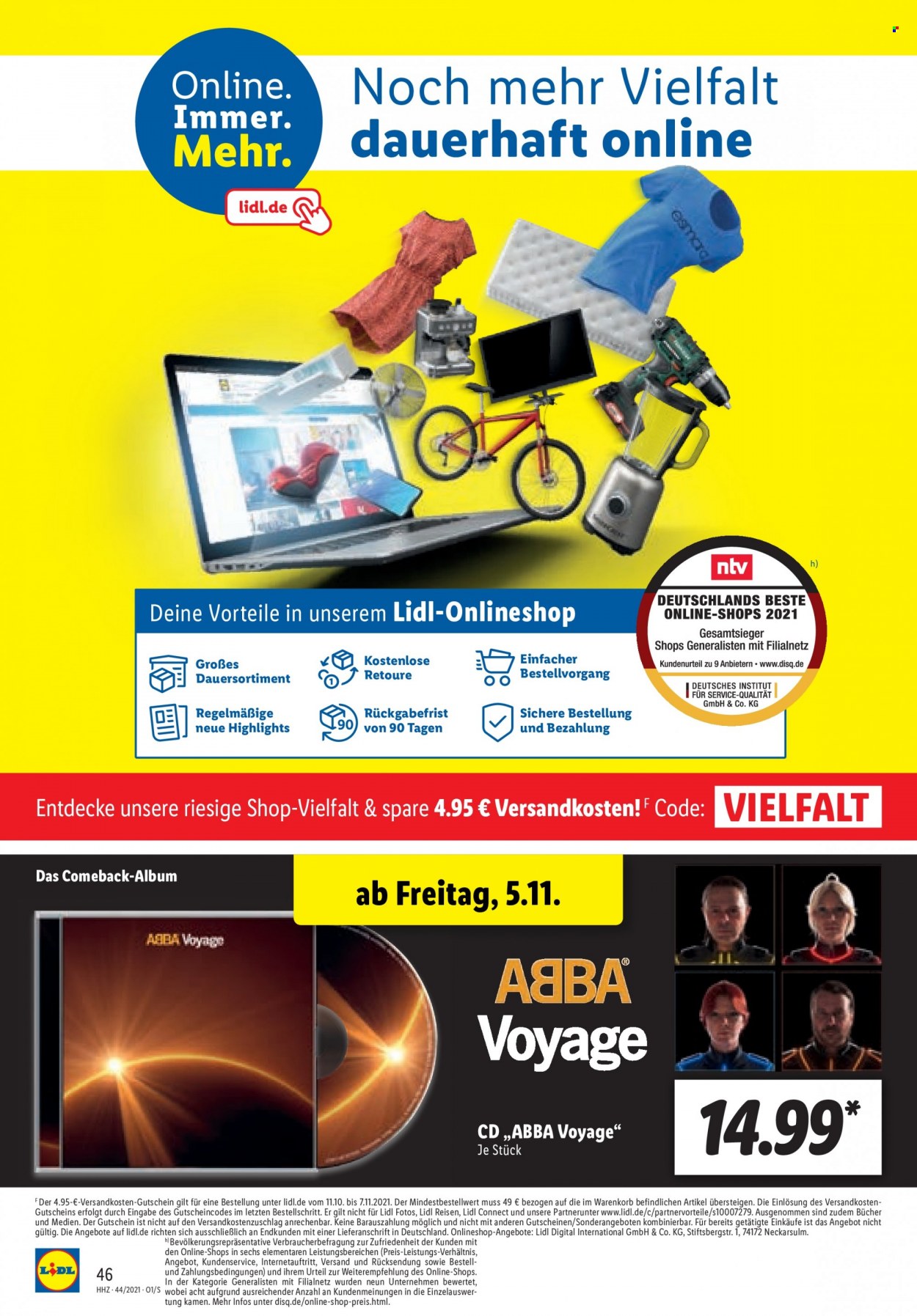 Lidl Prospekte  - 29.10.2021 - 29.10.2021. Seite 46