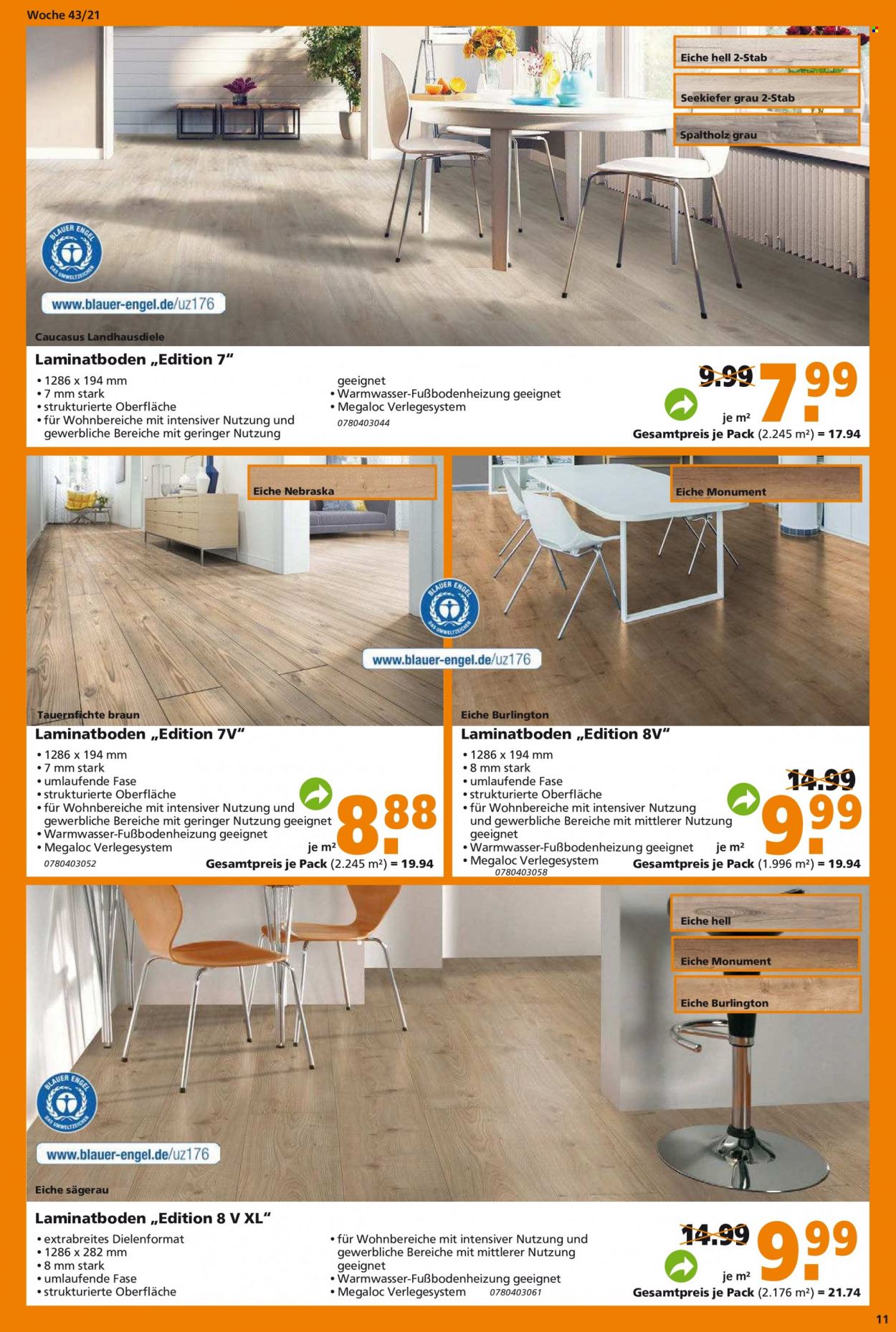 Globus Baumarkt Prospekte  - 25.10.2021 - 30.10.2021. Seite 11
