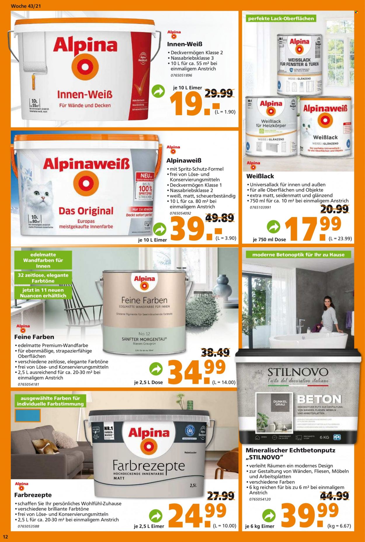 Globus Baumarkt Prospekte  - 25.10.2021 - 30.10.2021. Seite 12