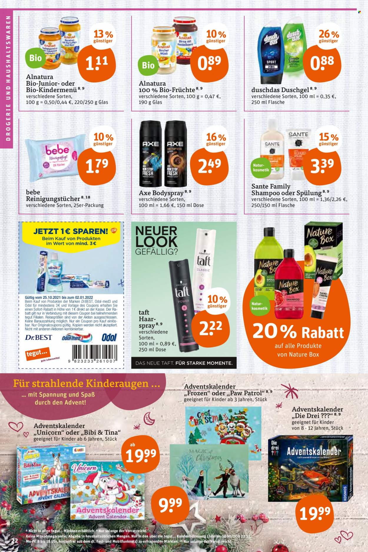 tegut... Prospekte  - 25.10.2021 - 30.10.2021. Seite 24