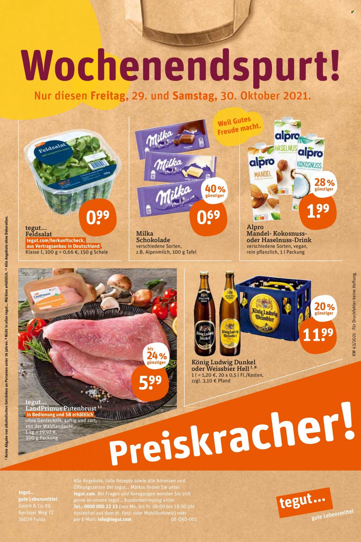 tegut... Prospekte  - 25.10.2021 - 30.10.2021. Seite 26