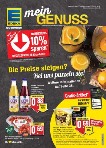 Prospekte Edeka - 25.10.2021 - 30.10.2021.