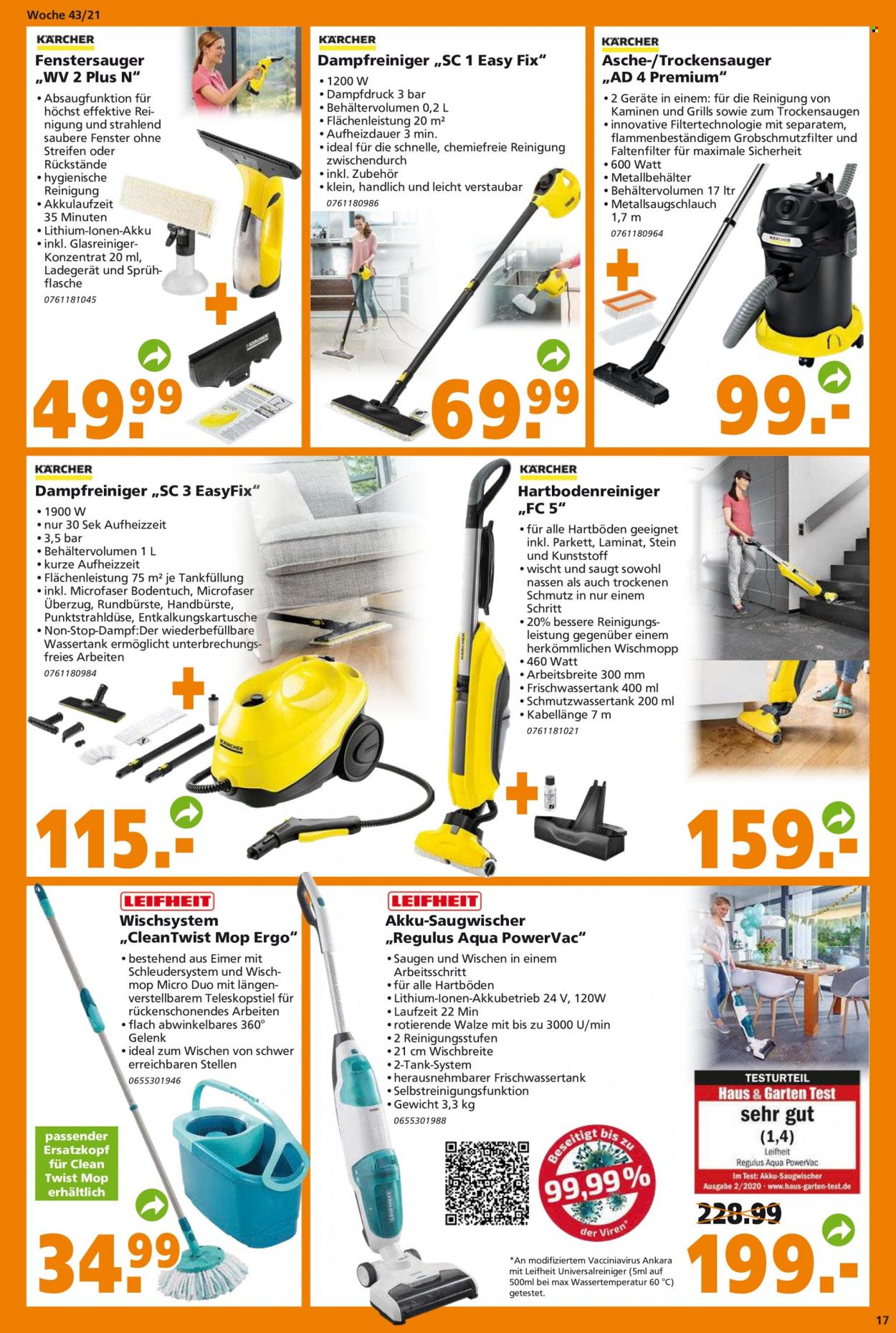 Globus Baumarkt Prospekte  - 25.10.2021 - 30.10.2021. Seite 17