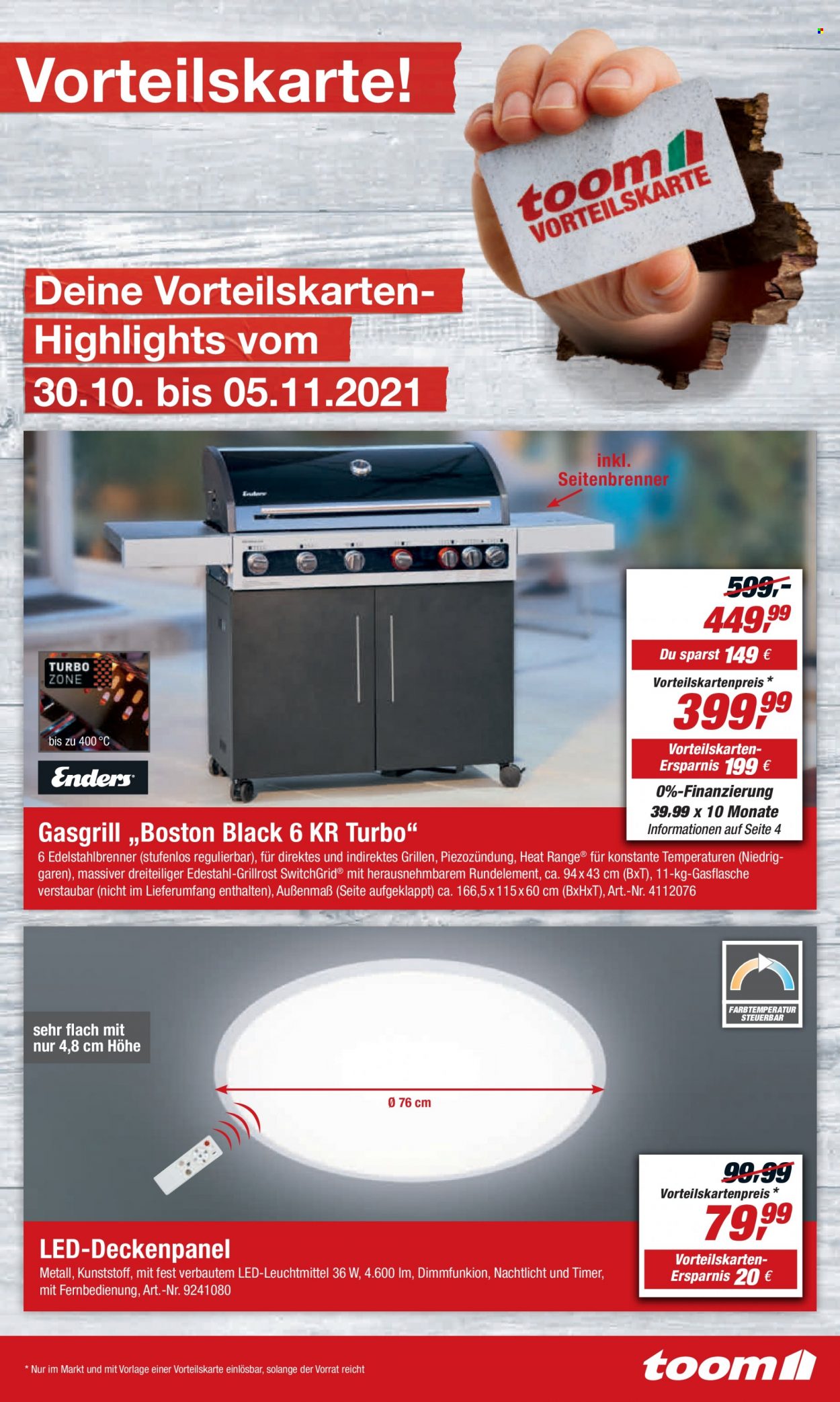 toom Baumarkt Prospekte  - 30.10.2021 - 5.11.2021. Seite 3