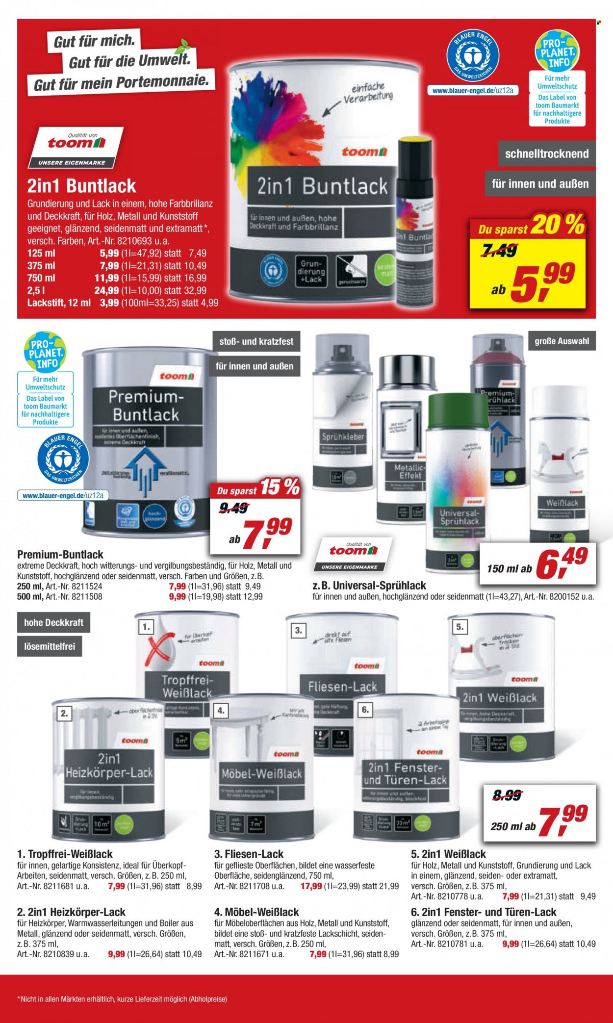toom Baumarkt Prospekte  - 30.10.2021 - 5.11.2021. Seite 18