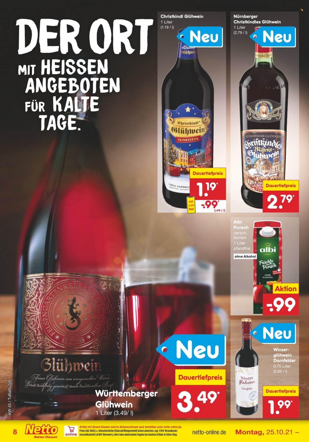 Netto Marken-Discount Prospekte  - 25.10.2021 - 30.10.2021. Seite 8
