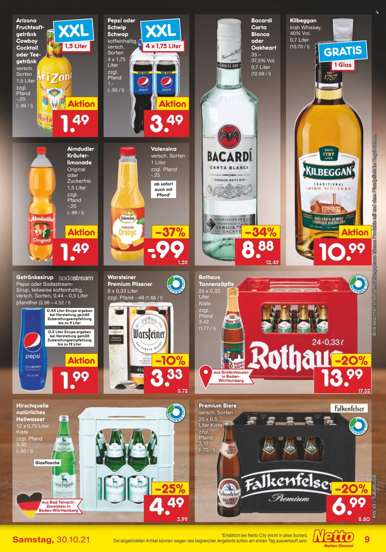 Netto Marken-Discount Prospekte  - 25.10.2021 - 30.10.2021. Seite 9