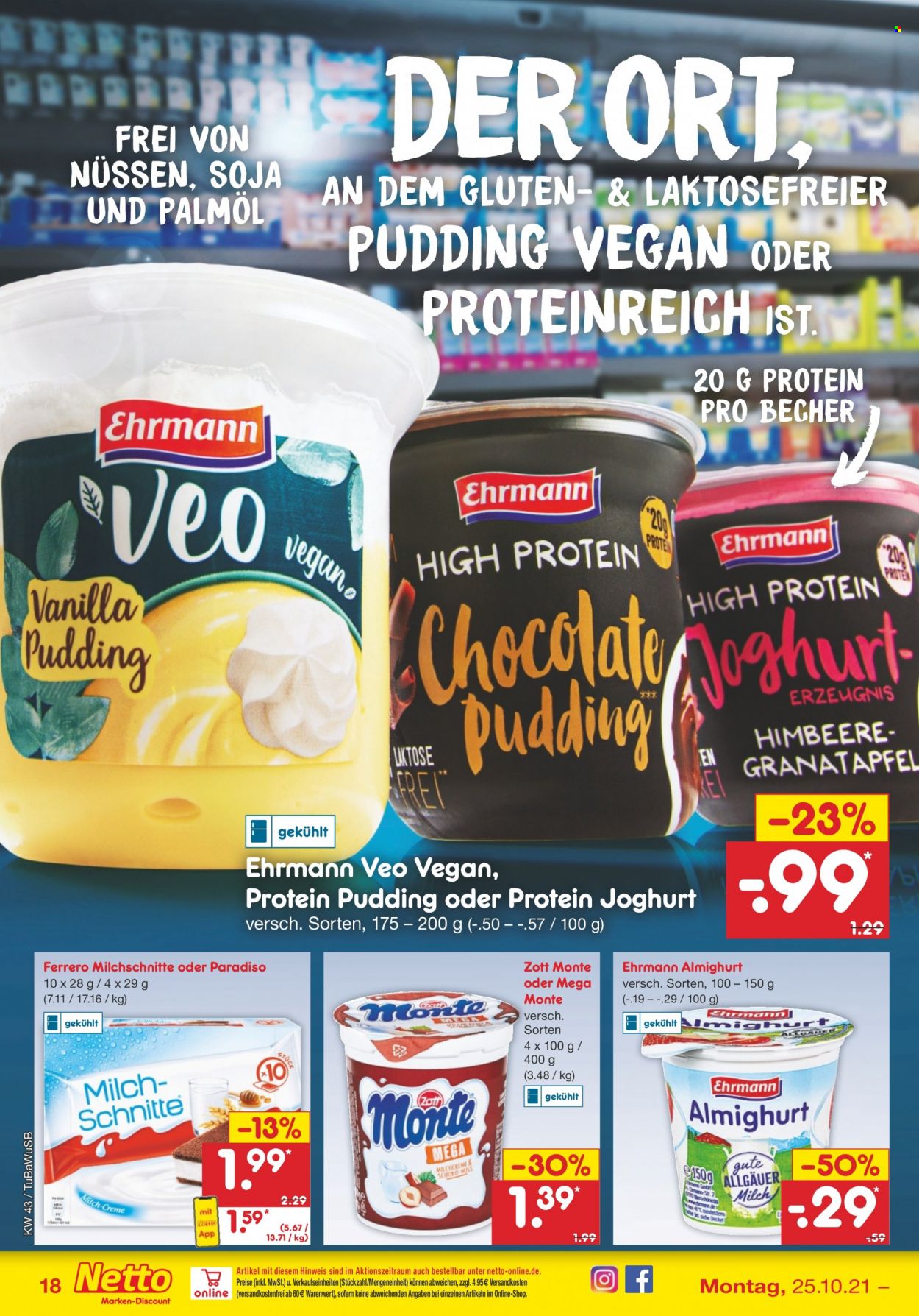 Netto Marken-Discount Prospekte  - 25.10.2021 - 30.10.2021. Seite 18