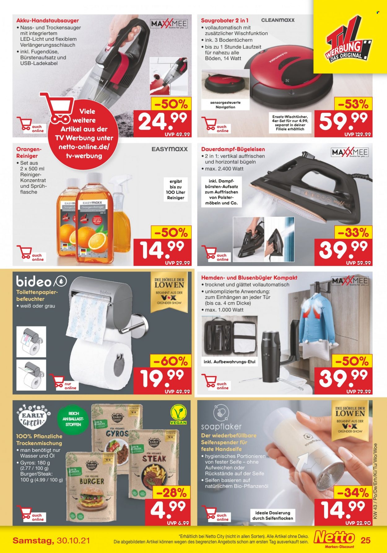 Netto Marken-Discount Prospekte  - 25.10.2021 - 30.10.2021. Seite 25