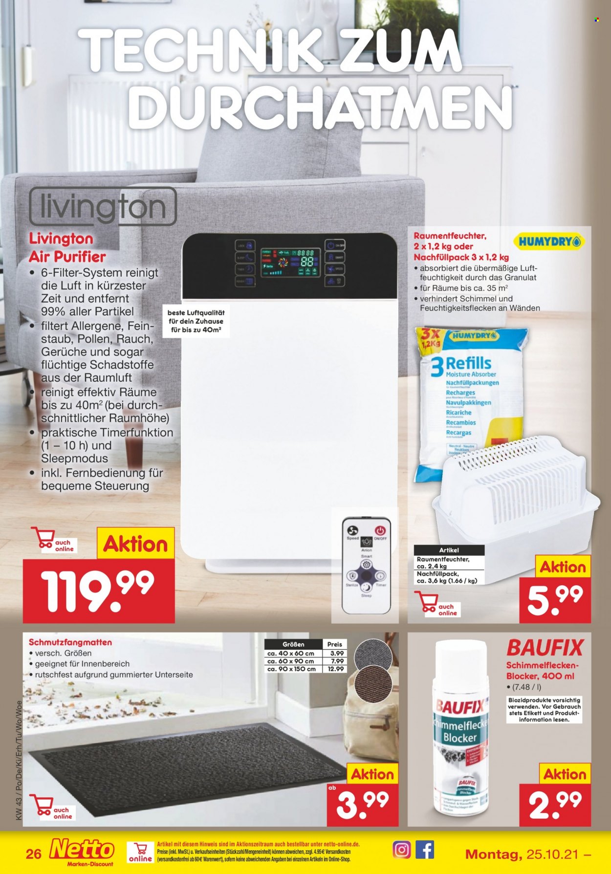 Netto Marken-Discount Prospekte  - 25.10.2021 - 30.10.2021. Seite 26