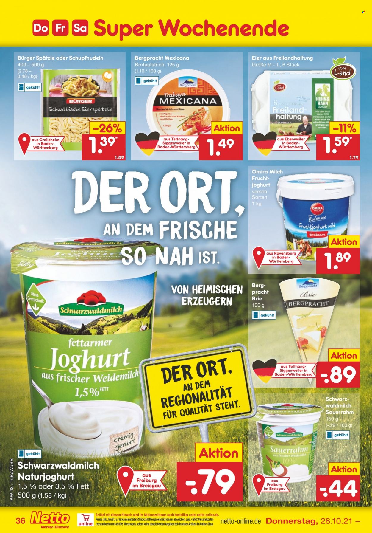 Netto Marken-Discount Prospekte  - 25.10.2021 - 30.10.2021. Seite 36