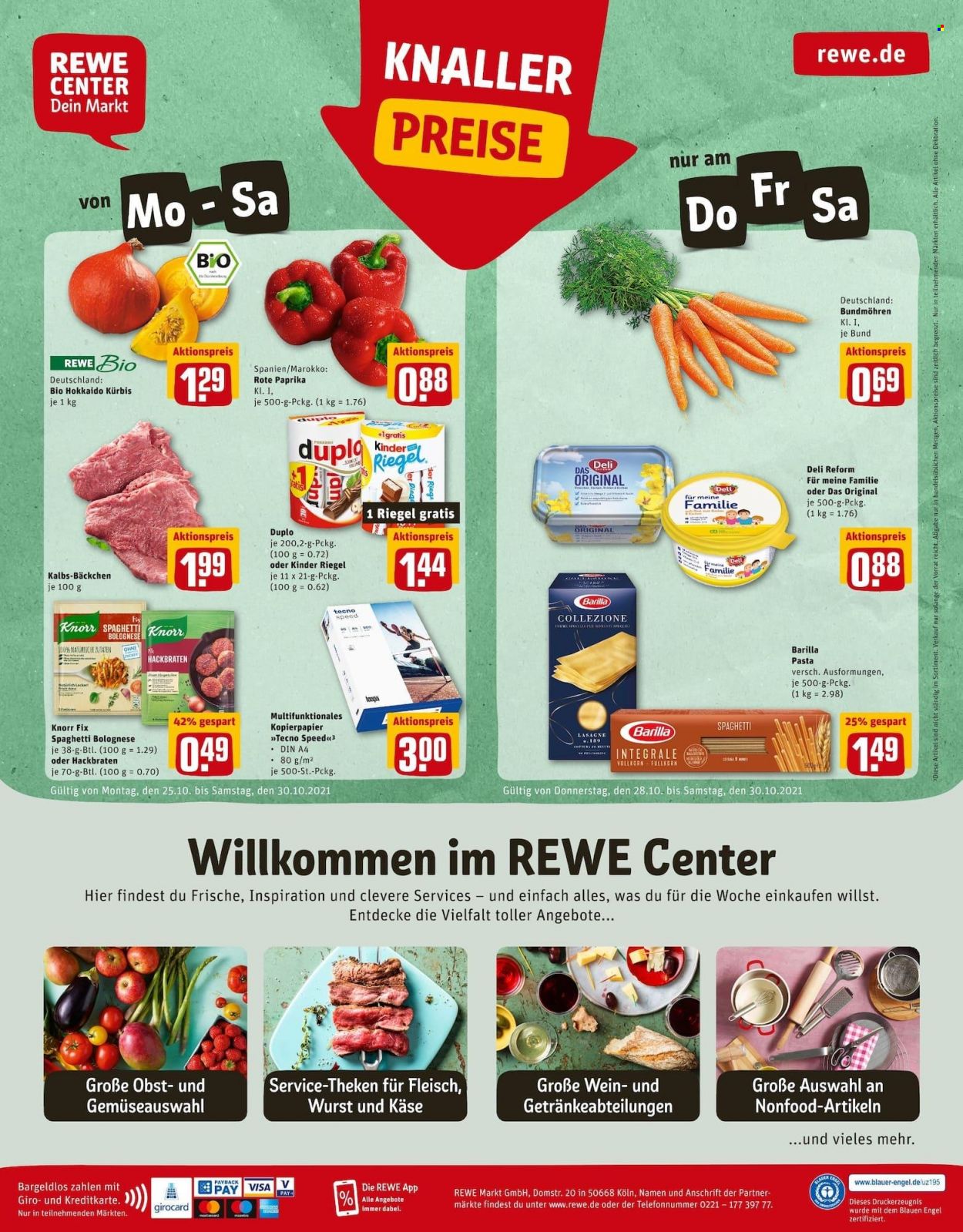 REWE Prospekte  - 25.10.2021 - 30.10.2021. Seite 28