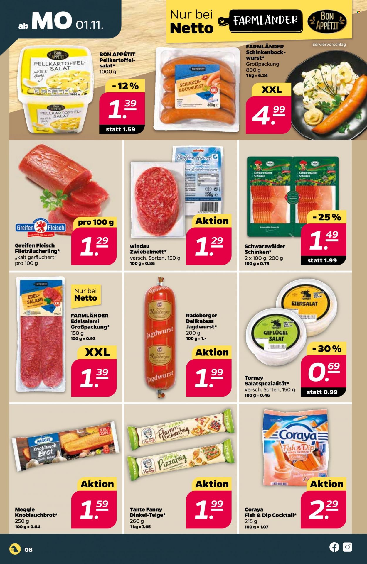 Netto Prospekte  - 1.11.2021 - 6.11.2021. Seite 8
