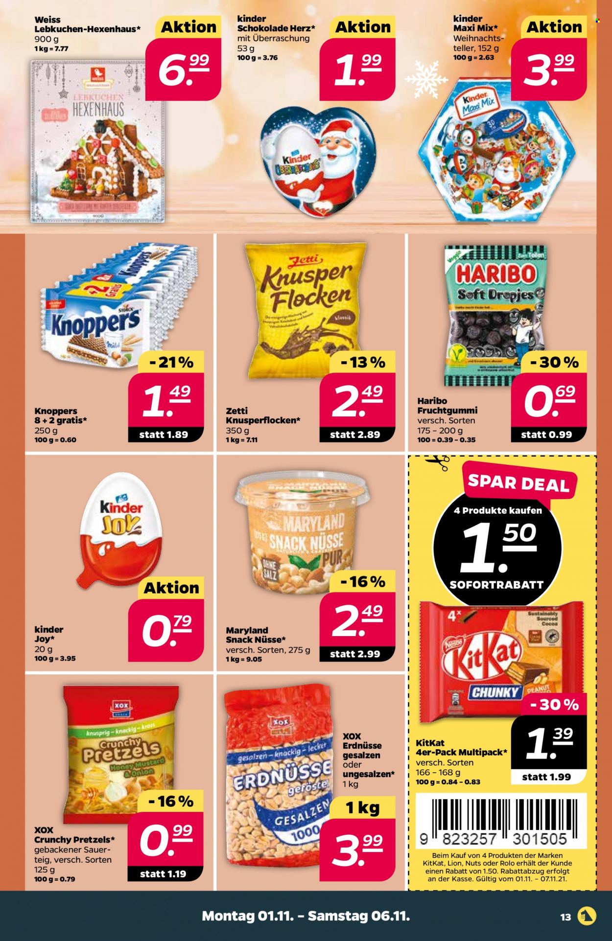 Netto Prospekte  - 1.11.2021 - 6.11.2021. Seite 13