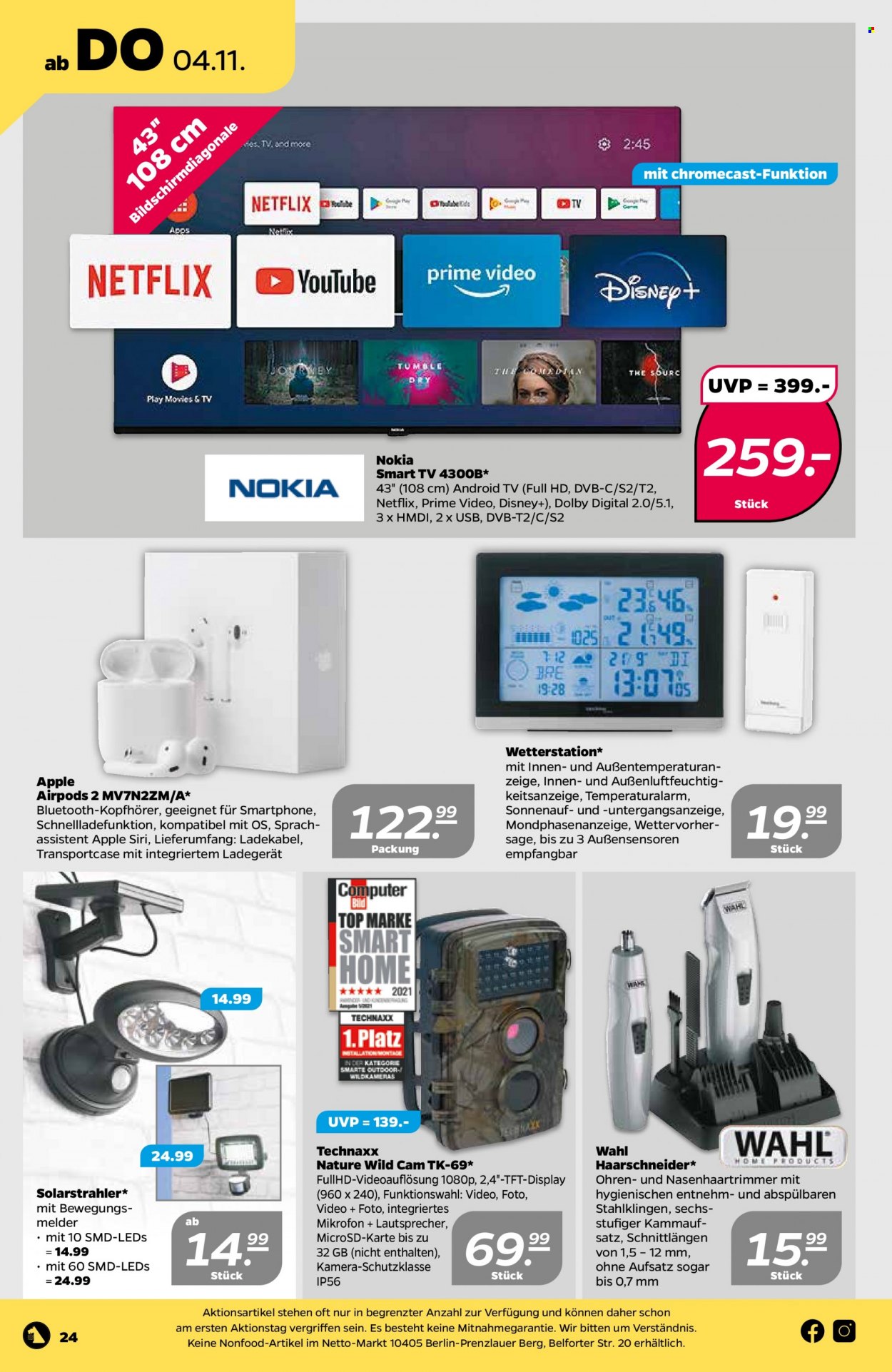 Netto Prospekte  - 1.11.2021 - 6.11.2021. Seite 24