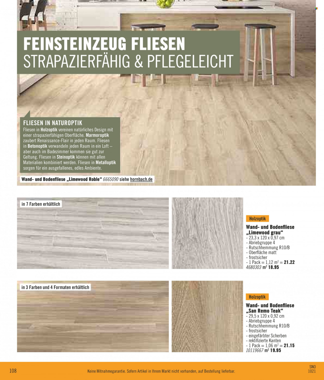 Hornbach Prospekte  - 26.10.2021 - 25.11.2021. Seite 108