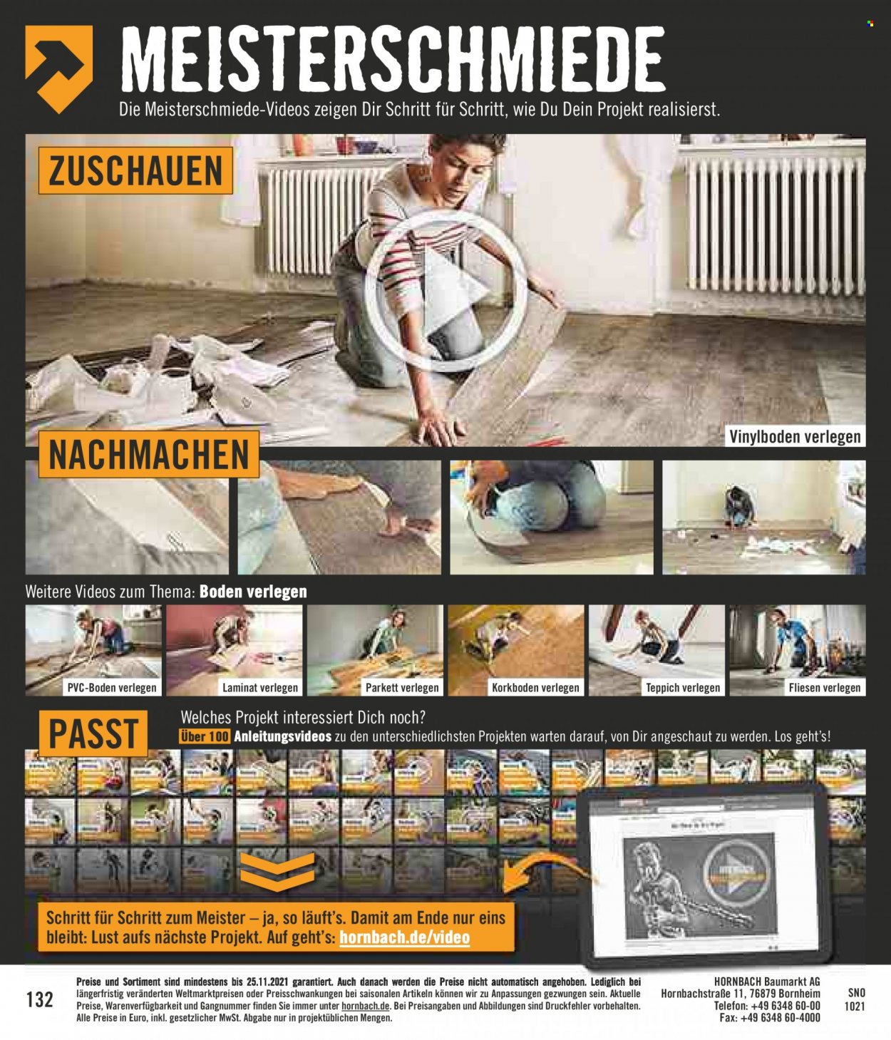 Hornbach Prospekte  - 26.10.2021 - 25.11.2021. Seite 132